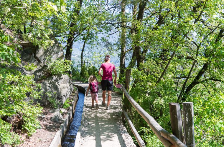 Wandern am Algunder Waalweg